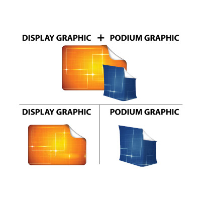 10ft Curve Tension Fabric Display (Graphic Replacement)