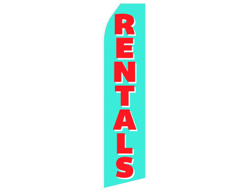 Cyan Rental Econo Stock Flag
