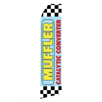 Muffler Catalytic Converter Econo Stock Flag