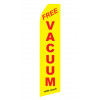 Yellow Free Vacuum With Wash Econo Stock Flag