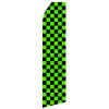 Black Green Econo Stock Flag