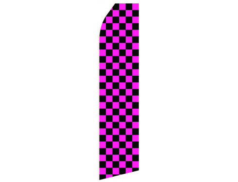 Black Magenta Econo Stock Flag