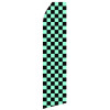 Green Black Econo Stock Flag