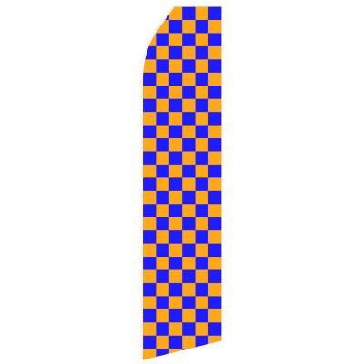 Light Magenta Chessboard Econo Stock Flag