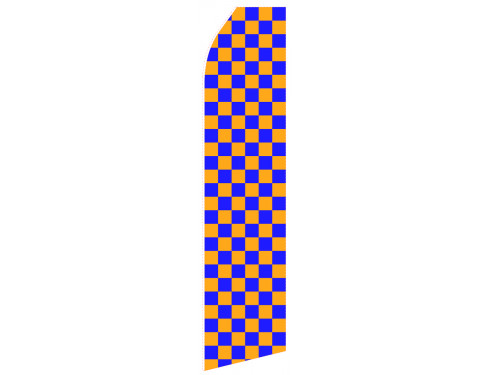 Light Magenta Chessboard Econo Stock Flag