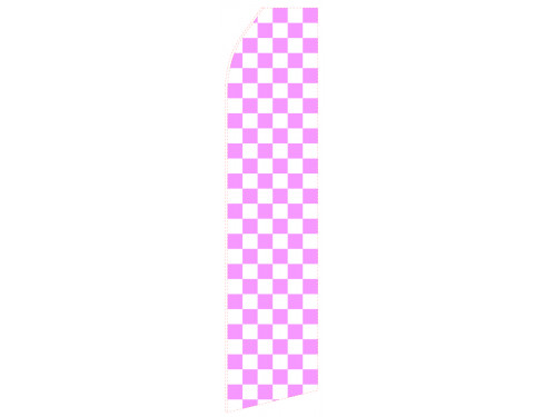 Light Magenta Chessboard Econo Stock Flag