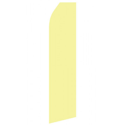 Light Yellow Econo Stock Flag