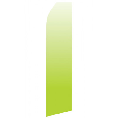 Lime Green Gradient Econo Stock Flag