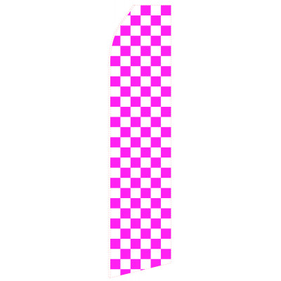 Magenta Chessboard Econo Stock Flag