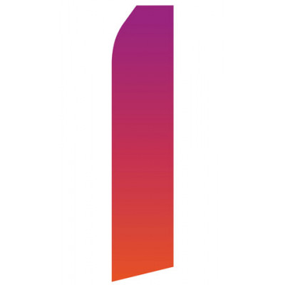 Purple Pink Gradient Econo Stock Flag