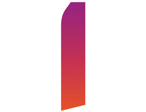 Purple Pink Gradient Econo Stock Flag
