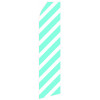 Ribbed Cyan Econo Stock Flag