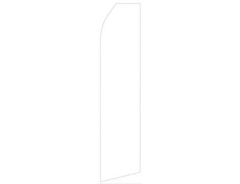 White Econo Stock Flag