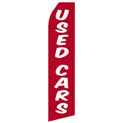 Red Used Car Econo Flag