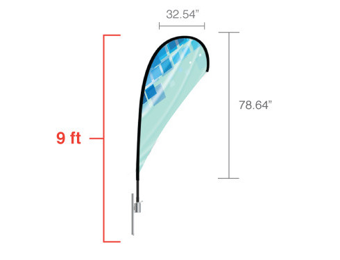 Teardrop Flag (Medium)