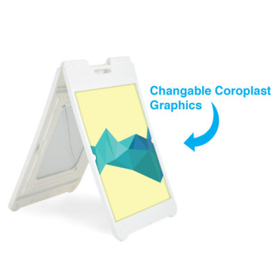 White Simposign A-Frame