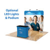 8ft Curve Tension Fabric Display