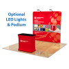 8ft Straight Tension Fabric Display
