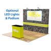 10ft Straight Velcro Fabric Pop Up Display