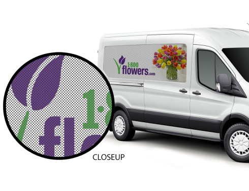 Adhesive Window Perf - Print Banners