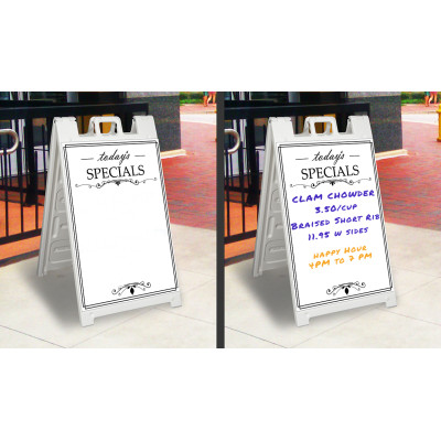 Dry Erase Signicade A-Frame