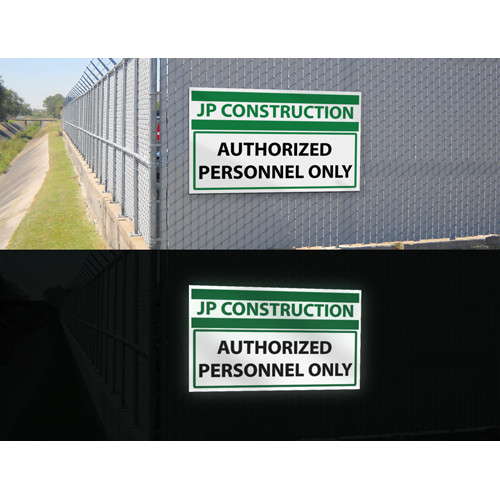 Reflective Aluminum Sandwich Board