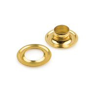 #2 Self Piercing Brass Grommets <nl>
</nl> (Stimpson) - 500 set