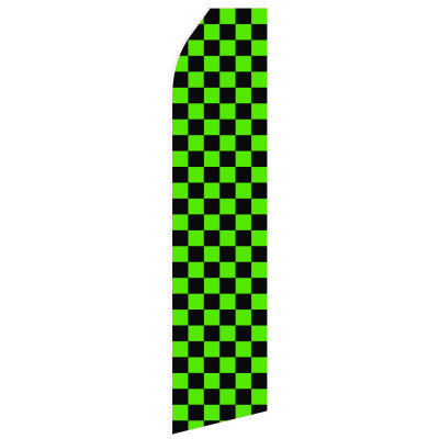 Black Green Econo Stock Flag