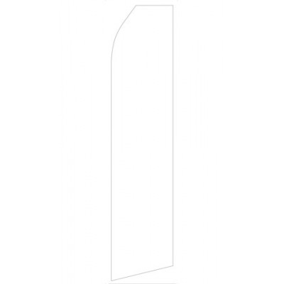 White Econo Stock Flag